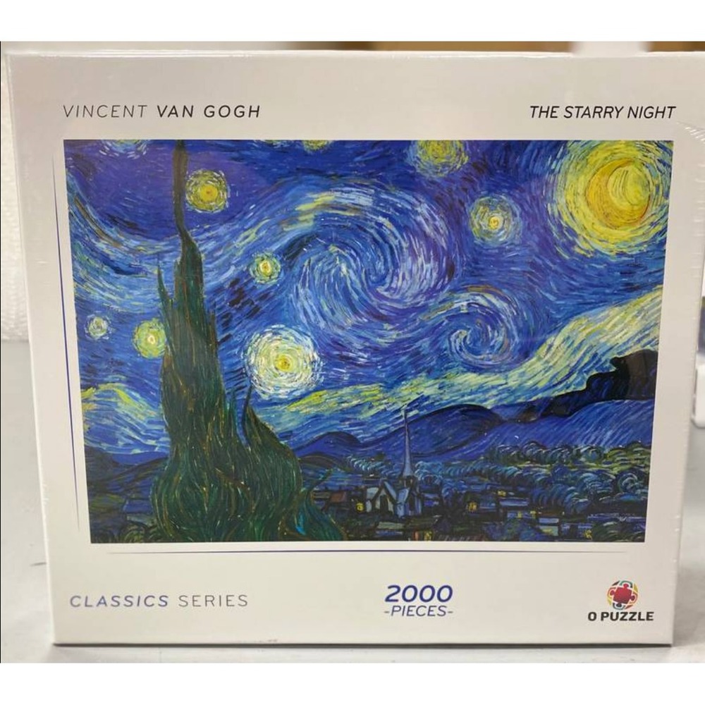 O Puzzle Starry Night Vincent Van Gogh 2000 Piece Jigsaw Puzzle Classics Series